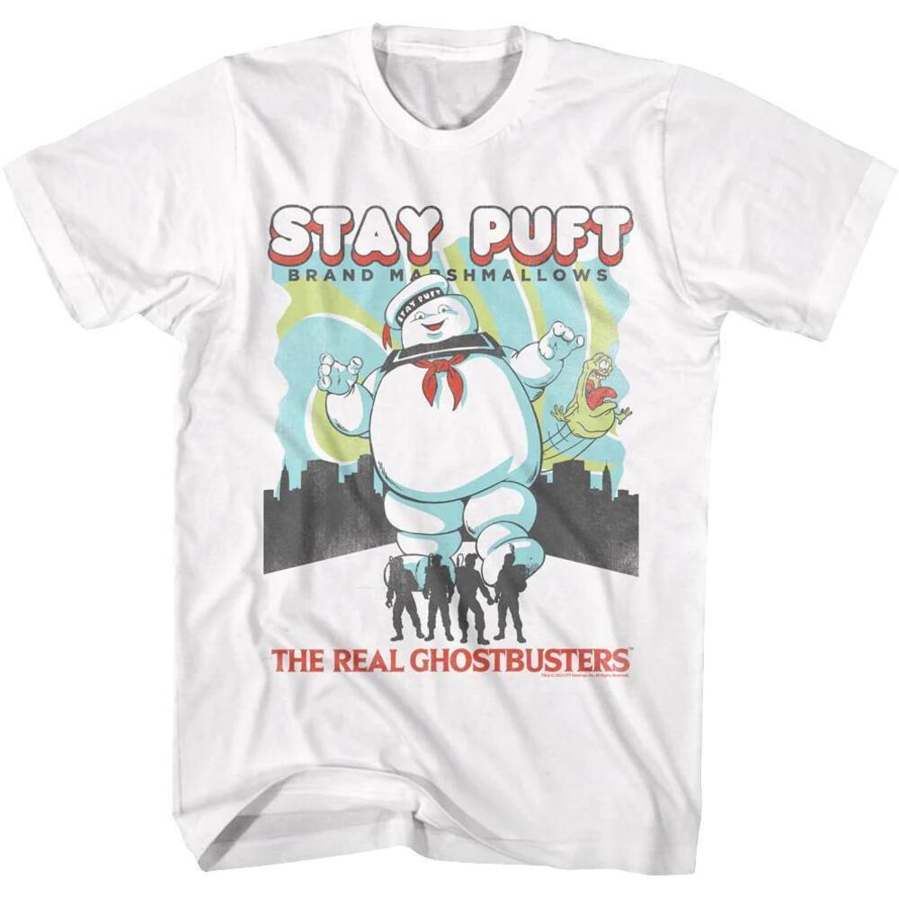 Stay Puft Brand Marshmallows Real Ghostbusters Tshirt